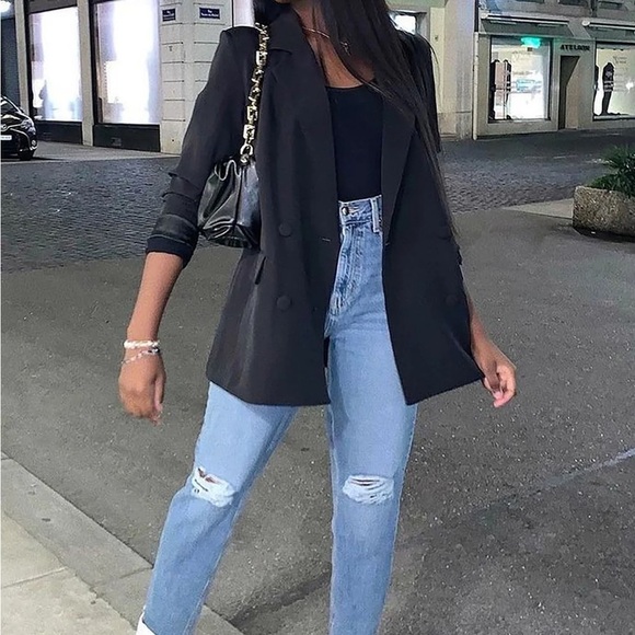 All Split Up High Rise Mom Jeans - Medium Wash - Picture 6 of 6